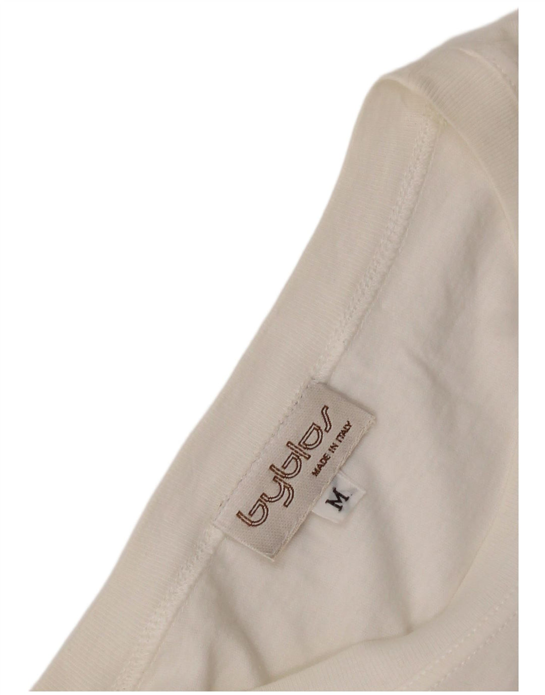 Byblos Damska koszulka z grafiką Top UK 14 Średnia biel