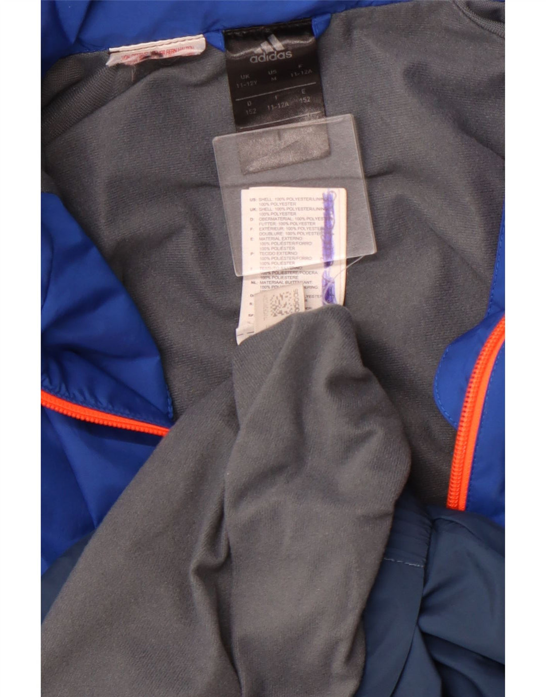 Chłopięca kurtka dresowa ADIDAS Clima Proof 11-12 lat granatowa