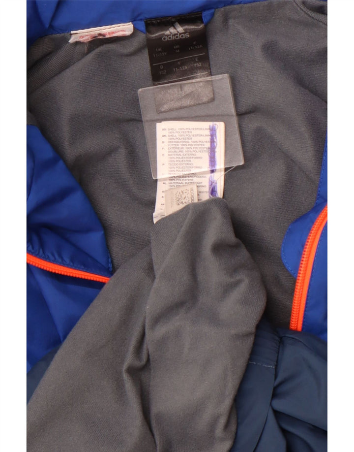 Chłopięca kurtka dresowa ADIDAS Clima Proof 11-12 lat granatowa