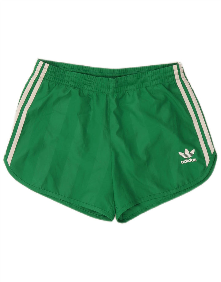 Damskie spodenki sportowe Adidas, małe, zielone, z poliestru