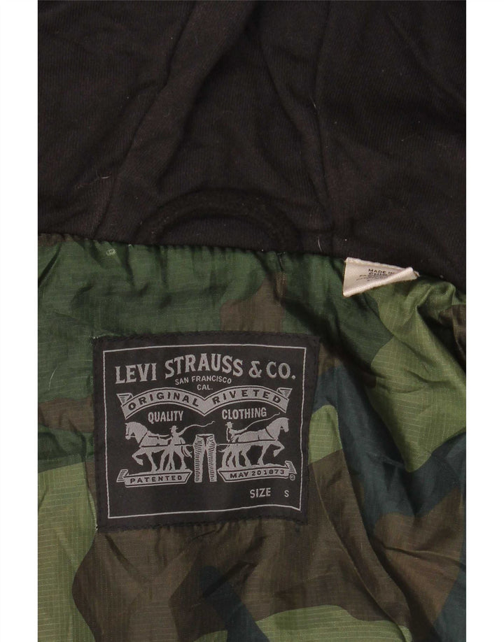 Męska koszula flanelowa z kapturem drwal Levi's, mała czerwona kratka