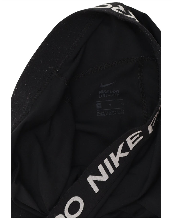 Damskie legginsy NIKE Dri Fit Graphic UK 12, średnie czarne