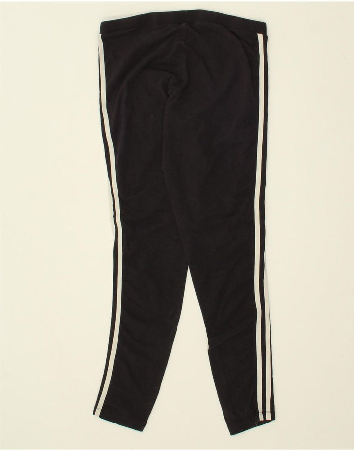 ADIDAS Womens Leggings UK 10 Small  Black Cotton Vintage Adidas and Second-Hand Adidas from Messina Hembry 