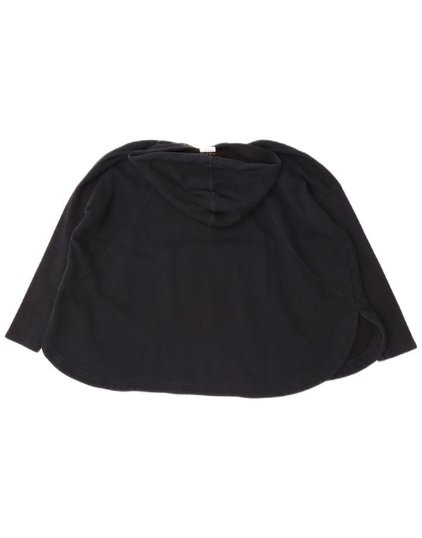 Damski sweter puma oversize z kapturem UK 8, mały, czarny, bawełniany