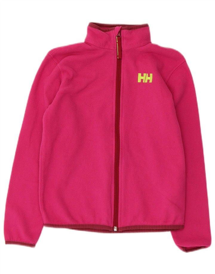 Kurtka polarowa Helly Hansen dziewczęca 9-10 lat, różowa, poliestrowa