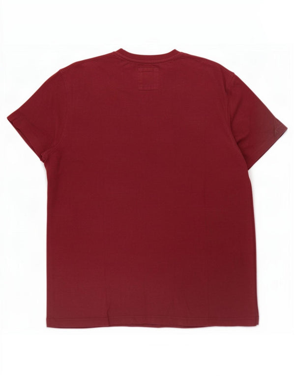 T-shirt męski Crew Clothing Top 2XL Burgundowa bawełna