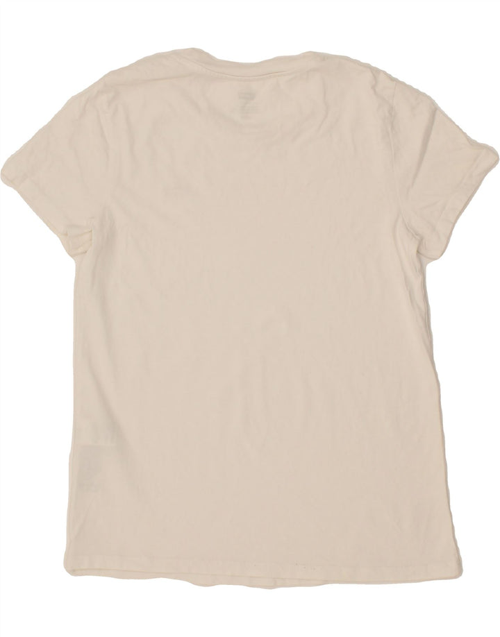 LEVI'S Womens T-Shirt Top UK 10 Small White Cotton Vintage Levi's and Second-Hand Levi's from Messina Hembry 