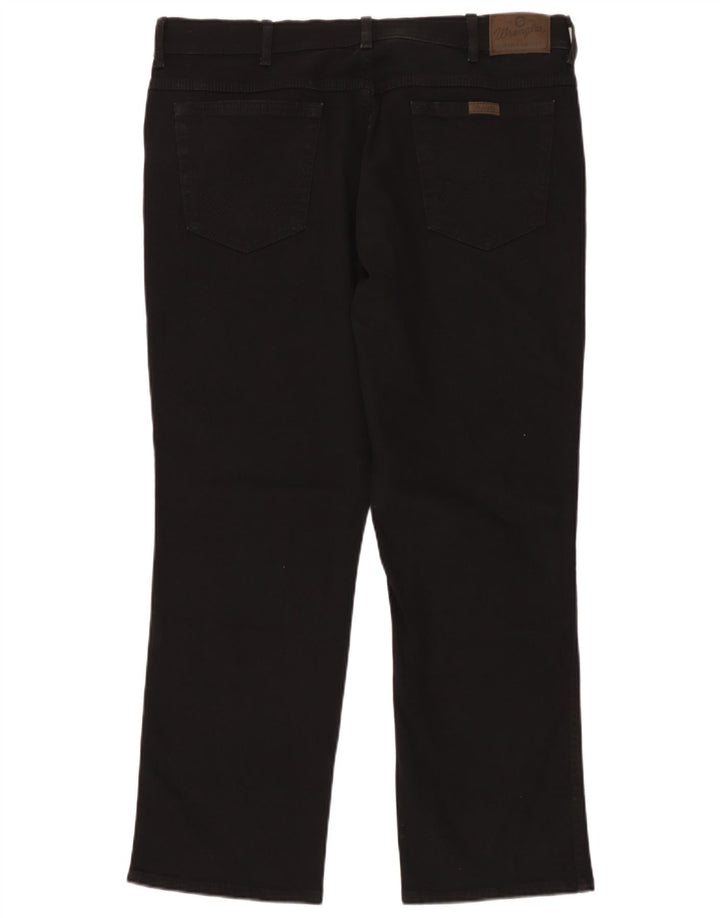 Damskie jeansy Wrangler o prostym kroju W40 L30, czarne, bawełniane