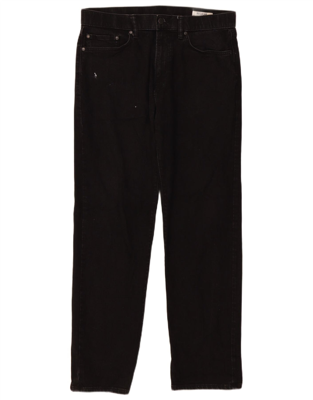Męskie jeansy Marks & Spencer Regular Straight W34 L31 Czarne bawełniane