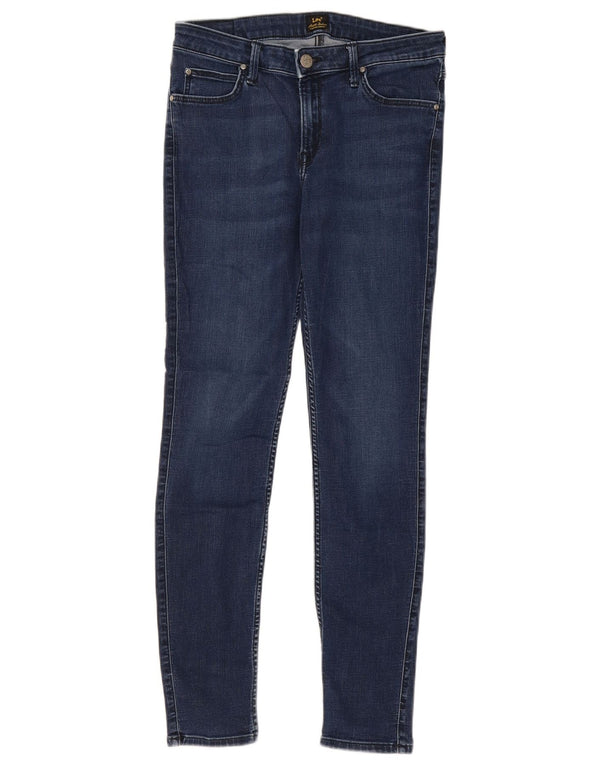 Damskie jeansy Lee Scarlett Skinny W30 L29 Granatowe, bawełniane