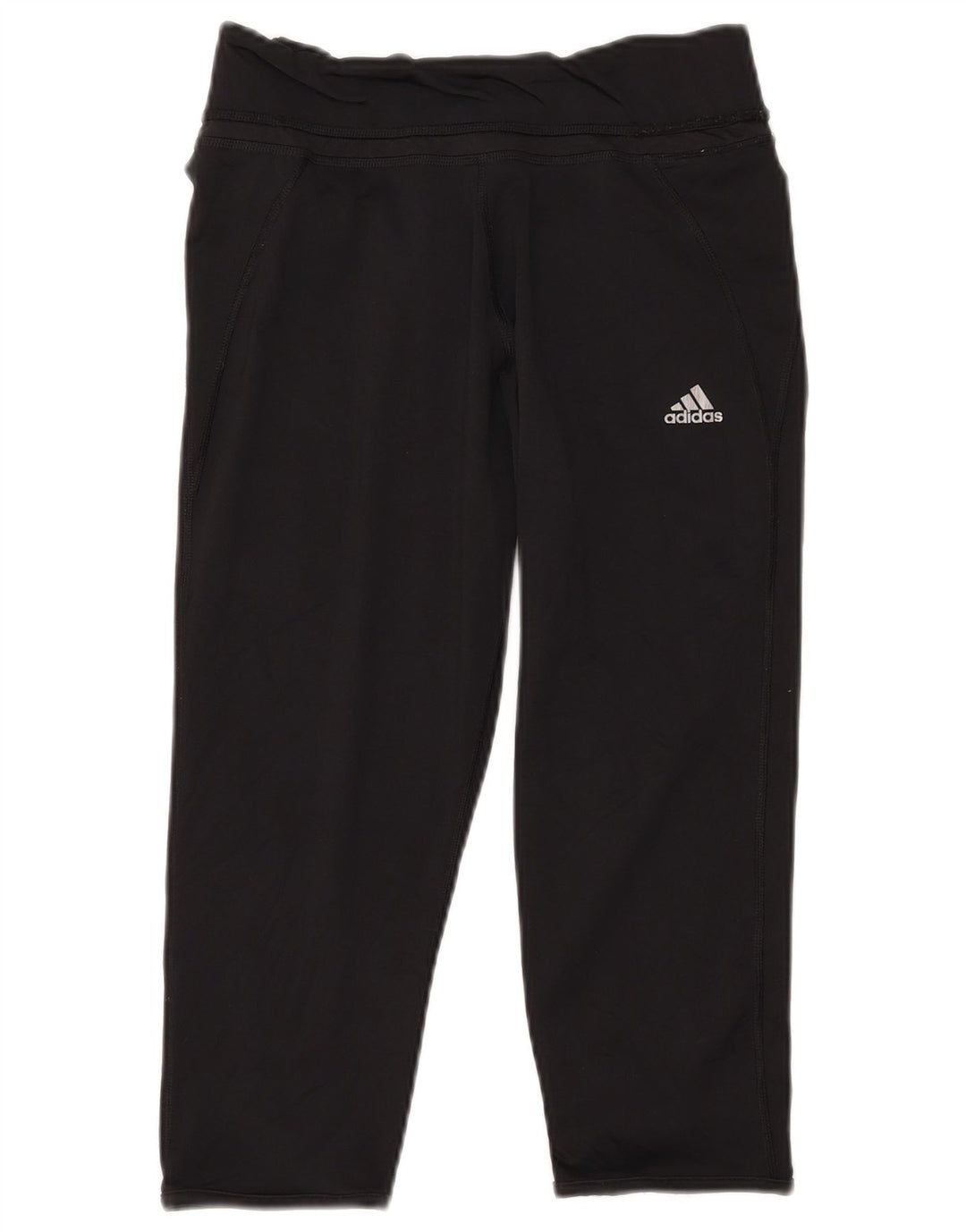 Damskie legginsy Adidas Climalite Capri UK 12/14 Średni czarny poliester
