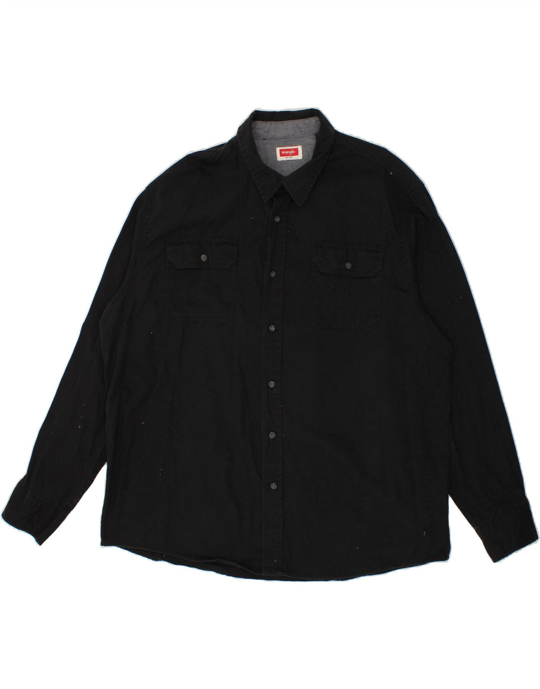 Koszula męska WRANGLER 2XL Czarna, bawełniana