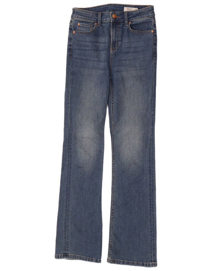 Marks & Spencer Damskie Jeansy Eva Bootcut UK 10 Małe W28 L34 Niebieskie