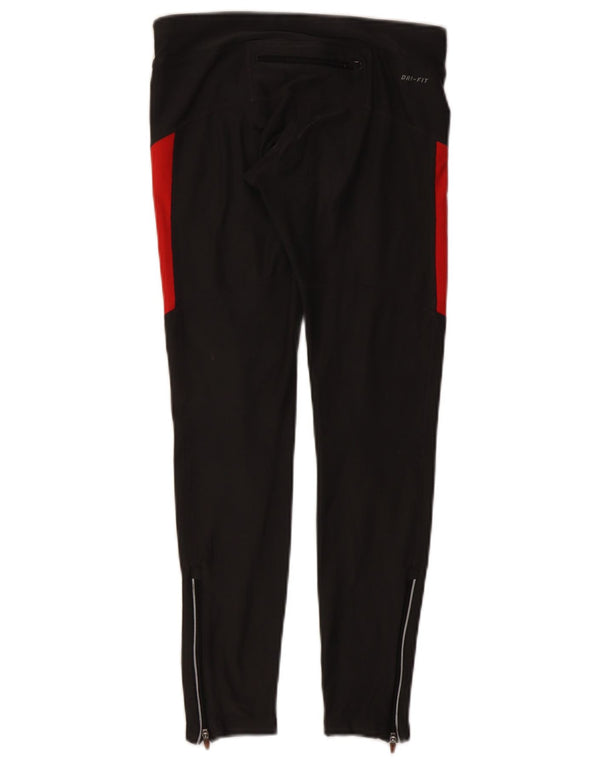 Damskie legginsy Nike Dri Fit UK 8, mały, czarny, poliestrowy blok kolorów