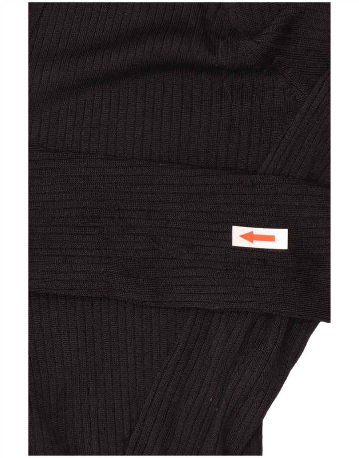Sweter damski Zara Cardigan UK 14 Large, czarna wiskoza