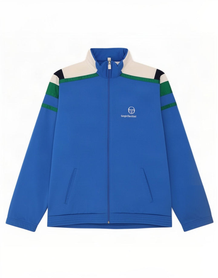 Męska kurtka dresowa Sergio Tacchini IT 52, duży niebieski blok kolorów