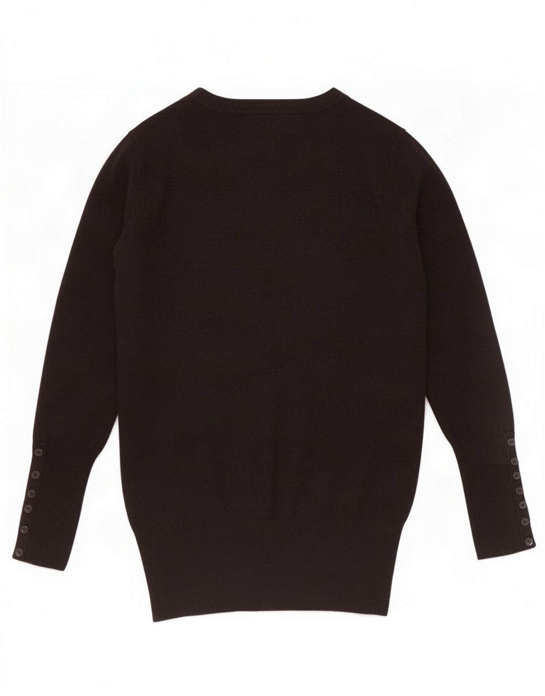 Sweter damski Zara UK 12, średni czarny sztuczny jedwab