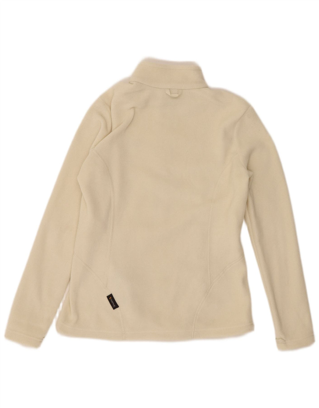 Damska kurtka polarowa Jack Wolfskin z podszewką UK 8/10, mała, złamana biel, poliester