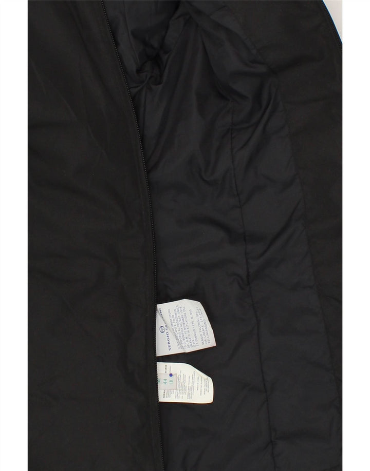 SERGIO TACCHINI Womens Padded Jacket IT 44 Medium Black Polyester Vintage Sergio Tacchini and Second-Hand Sergio Tacchini from Messina Hembry 