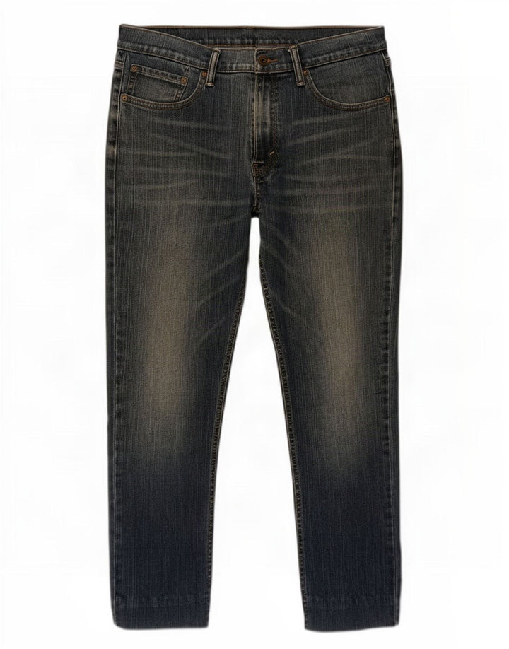 Męskie proste dżinsy Levi's W36 L27 Niebieskie