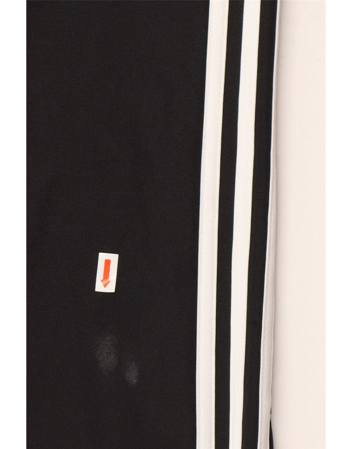 ADIDAS Boys Tracksuit Trousers 13-14 Years Black Polyester Vintage Adidas and Second-Hand Adidas from Messina Hembry 