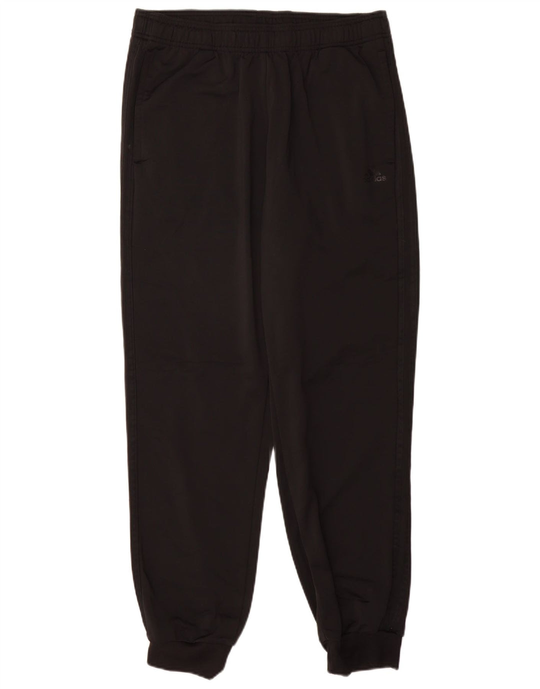 ADIDAS Mens Tracksuit Trousers Joggers Large  Black Polyester