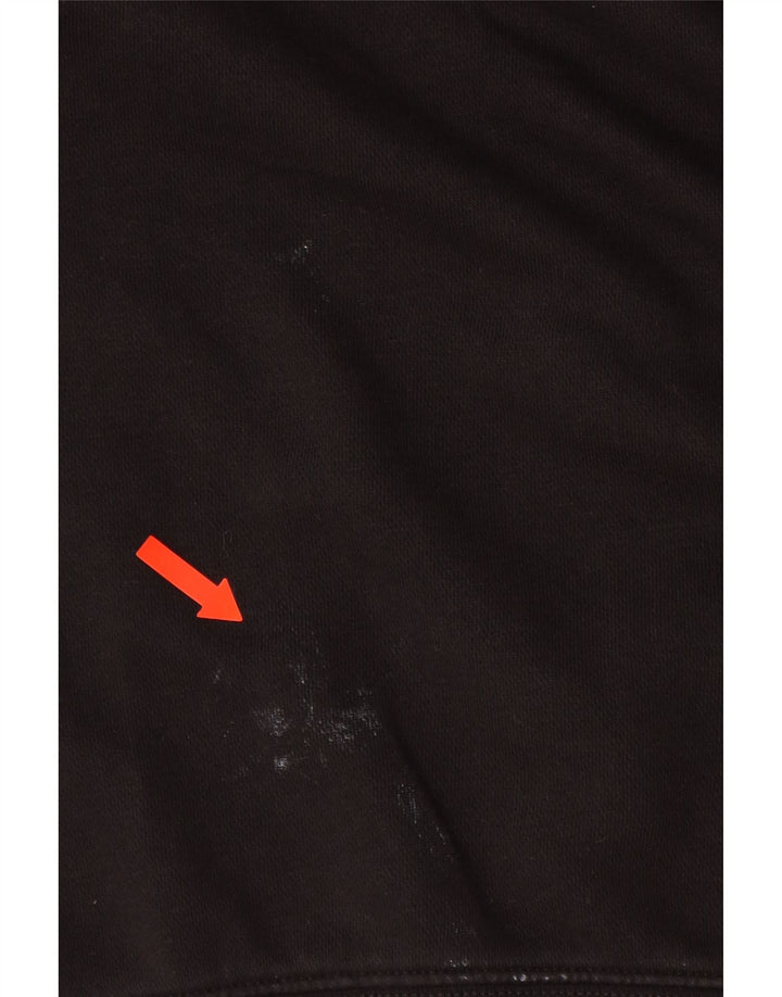 Męski sweter LEVI'S o swobodnym kroju z grafiką, duży, czarny, bawełniany