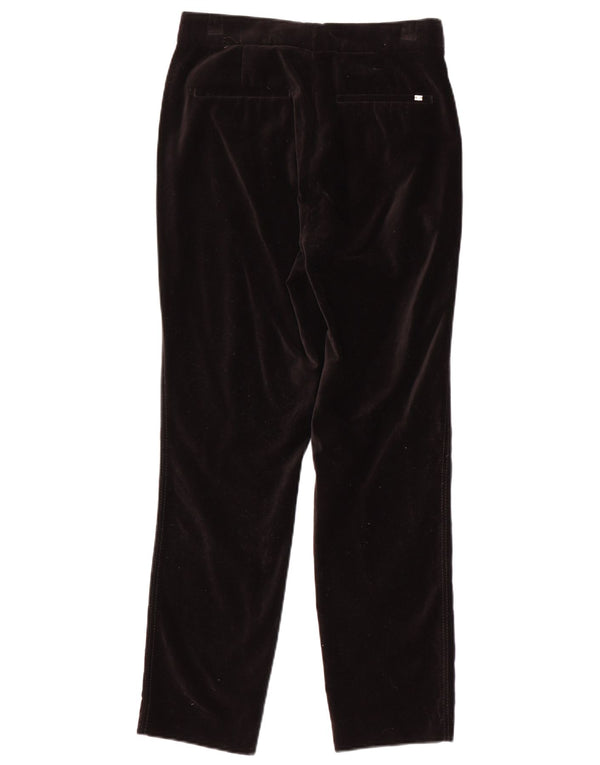 Spodnie Chino Massimo Dutti Damskie Slim Velvet EU 38 Small W28 L28 Czarne