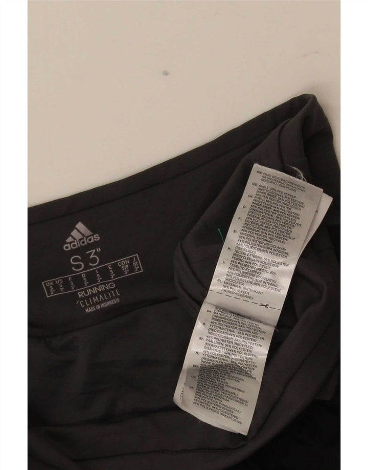 Damskie spodenki sportowe Adidas do biegania UK 10, mały, czarny poliester z blokami kolorów