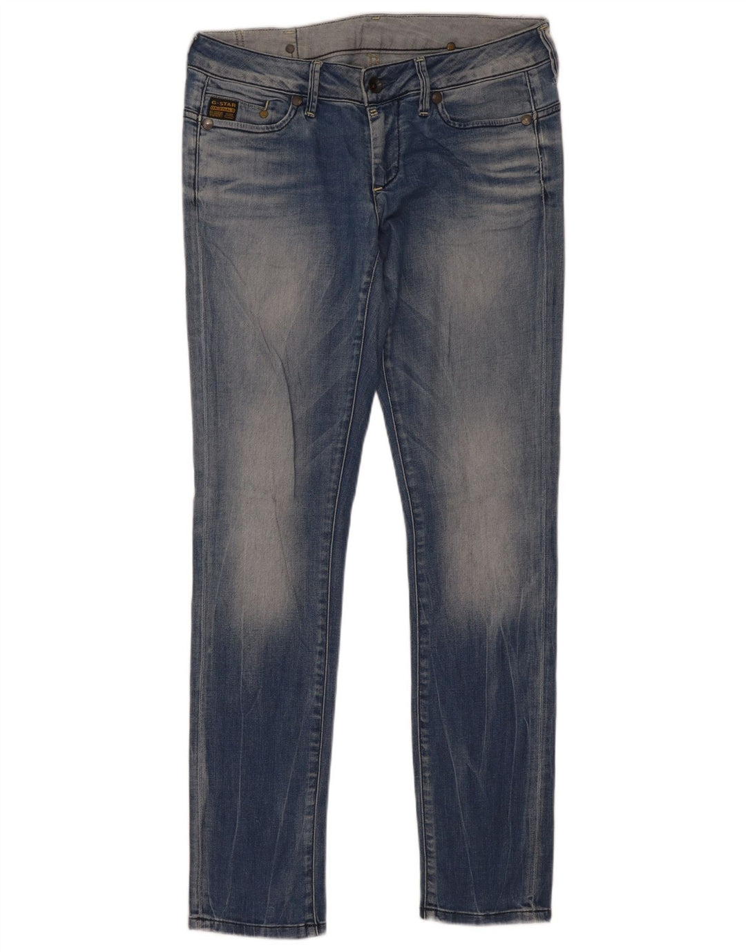 Damskie jeansy slim G-Star W34 L32 Niebieskie