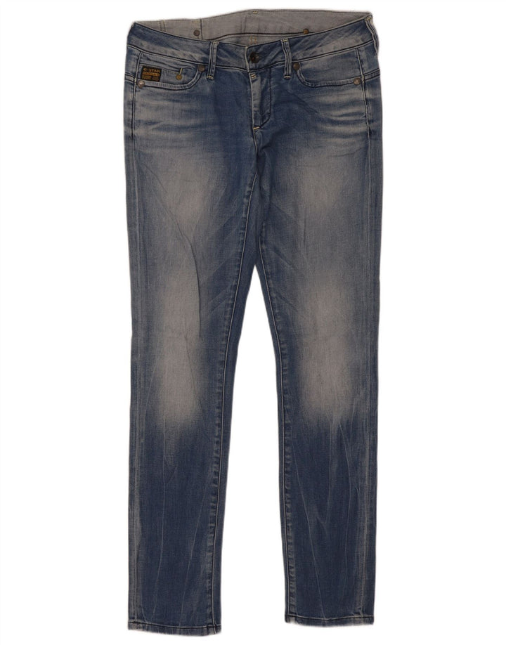 Damskie jeansy slim G-Star W34 L32 Niebieskie