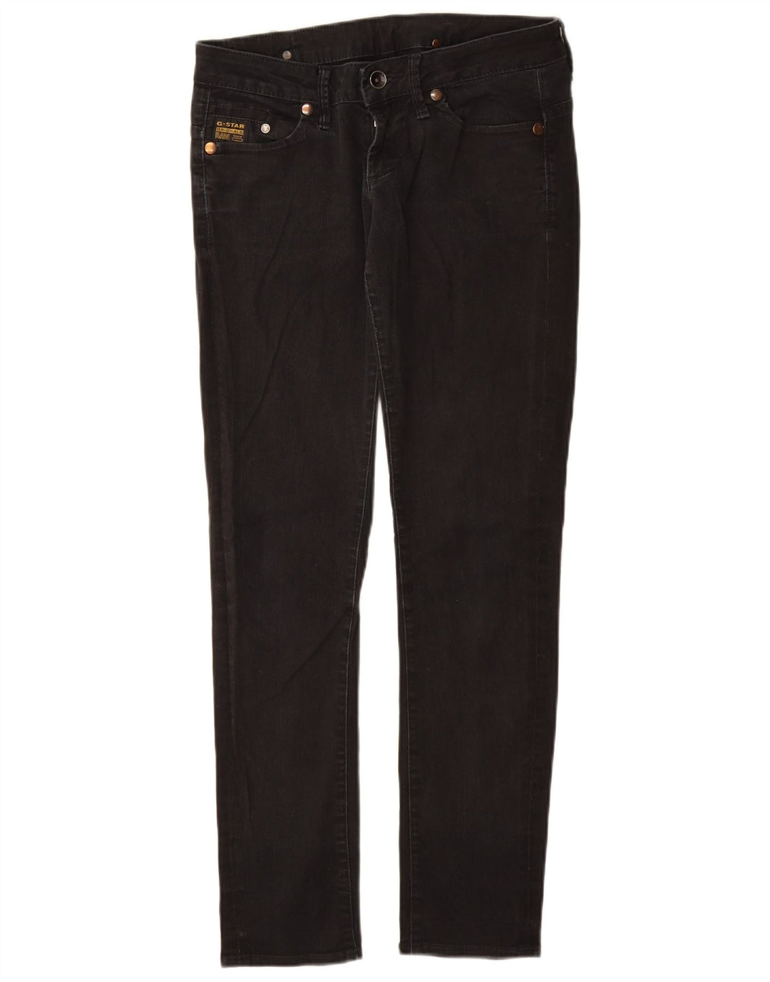Damskie jeansy skinny G-Star W28 L30 czarne