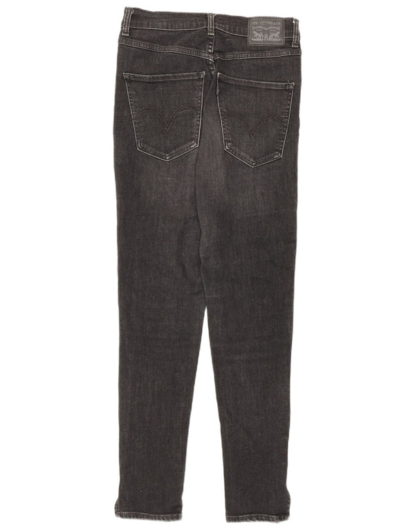 Damskie dżinsy rurki Levi's w trudnej sytuacji W27 L27 Czarna bawełna