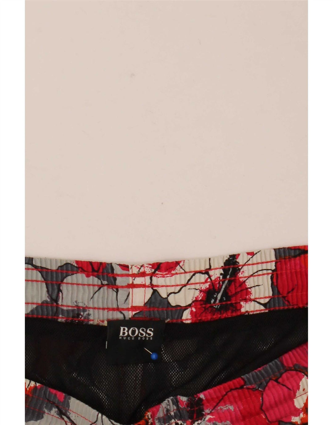 Męskie spodenki kąpielowe Hugo Boss, duże, w czerwone kwiaty