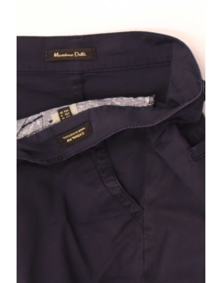 Damskie spodenki Chino Massimo Dutti EU 38 Small W28 Granatowe