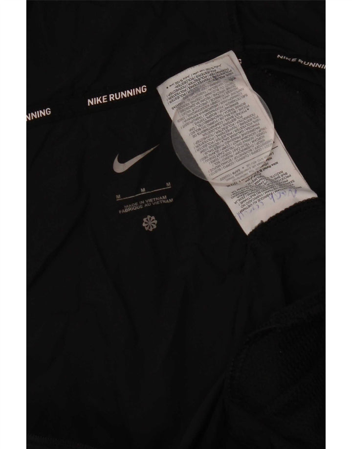 Damska kurtka dresowa do biegania z kapturem i kapturem Nike UK 14, średnia czarna