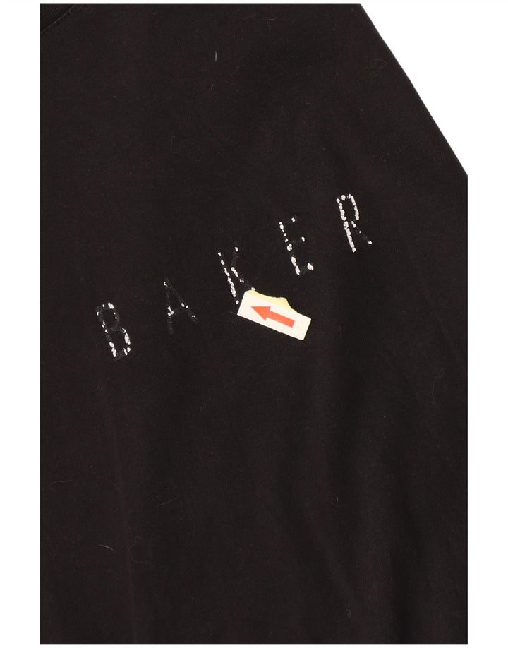 Męski T-shirt z grafiką Ted Baker, rozmiar 3, średni czarny