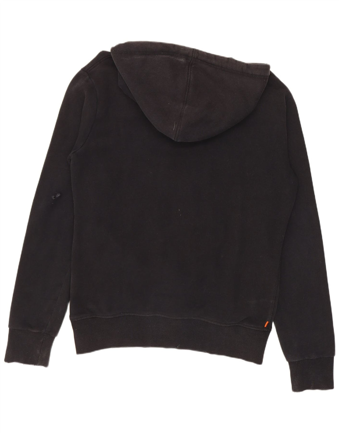 Męski sweter z kapturem Superdry z grafiką, średniej wielkości, czarny, bawełniany