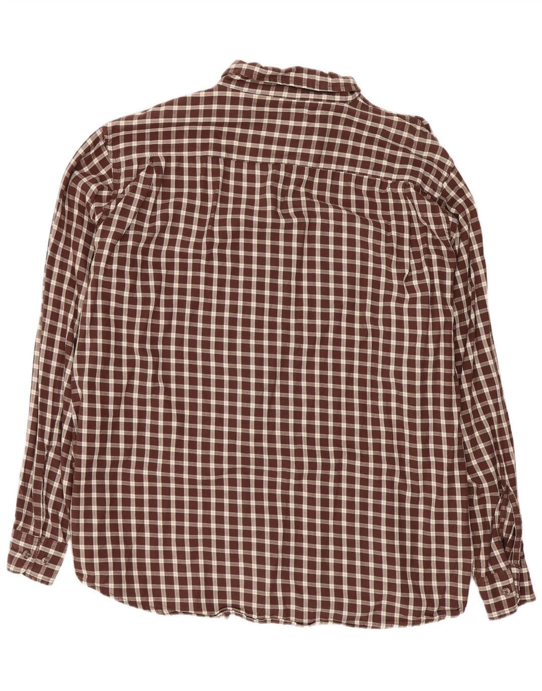 Męska koszula flanelowa Wrangler XL, bawełniana, brązowa krata