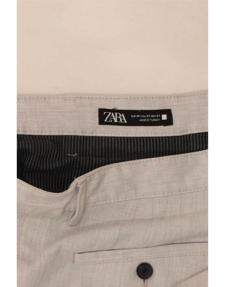 Męskie spodnie chino Zara EU 40 Medium W31 L28 szare