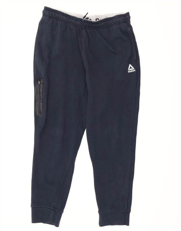 Męskie spodnie dresowe Reebok Cargo, duże, granatowe