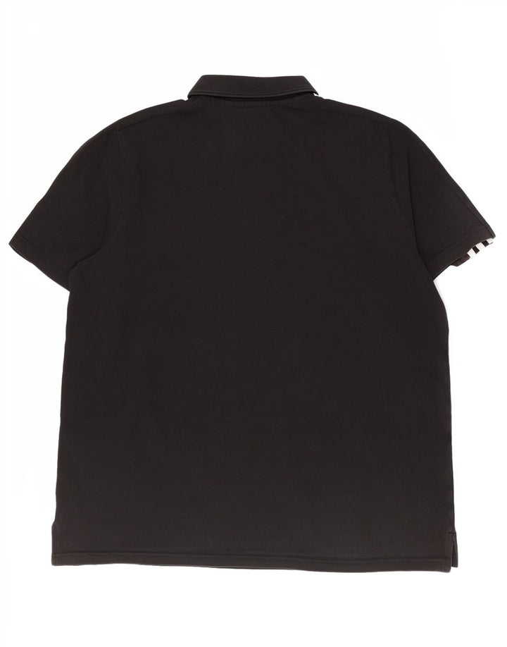 Męska koszulka polo Adidas 2XL Czarna bawełniana