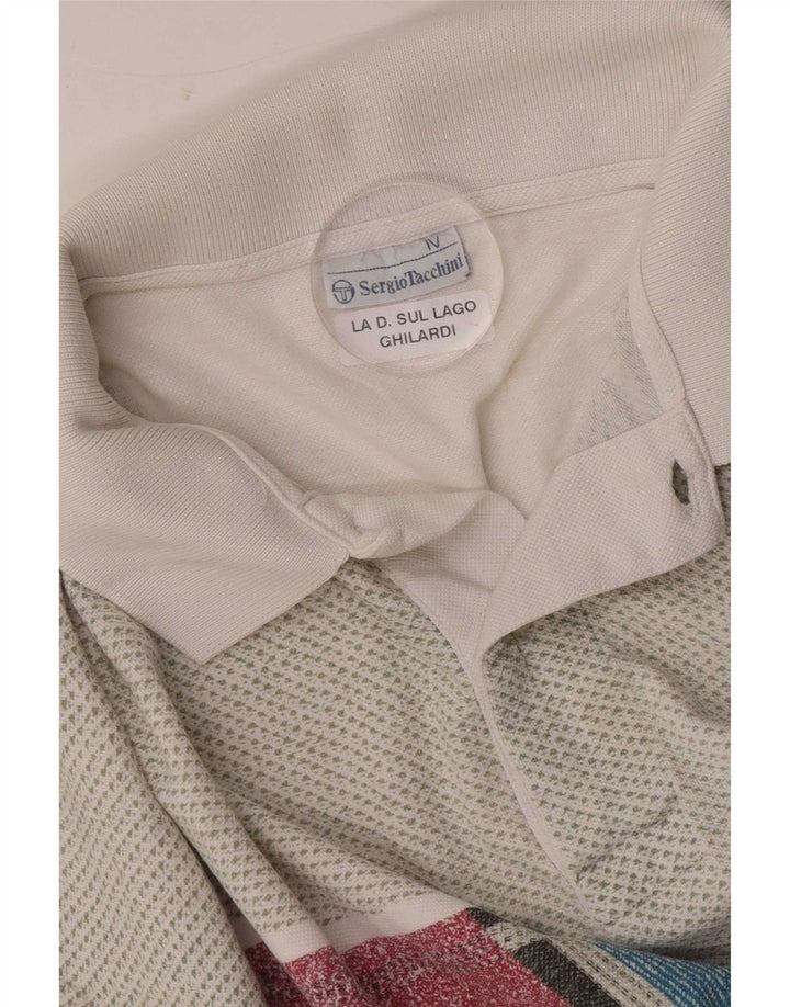 Męska koszulka polo Sergio Tacchini, średnia, wielokolorowa, z blokami kolorów