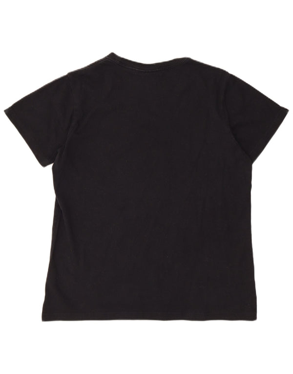 Męska koszulka z grafiką ADIDAS, średnia czarna, bawełniana