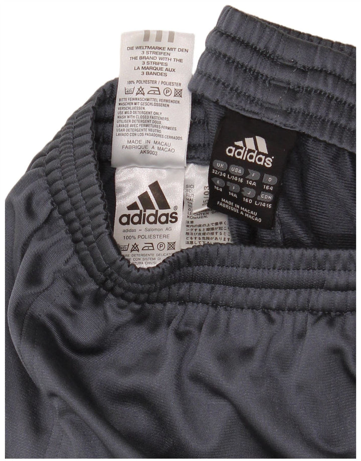 Adidas Chłopięce Spodnie Dresowe 13-14 Lat Granatowe Poliester
