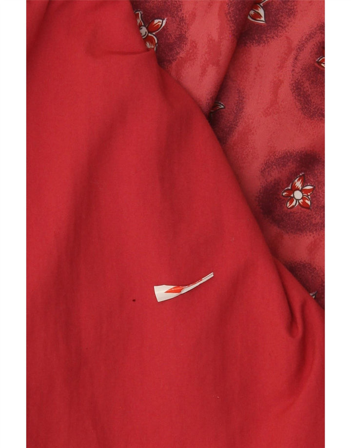 Damska bluza dresowa Adidas Oversized Top Jacket UK 14, duża, czerwona w kwiaty