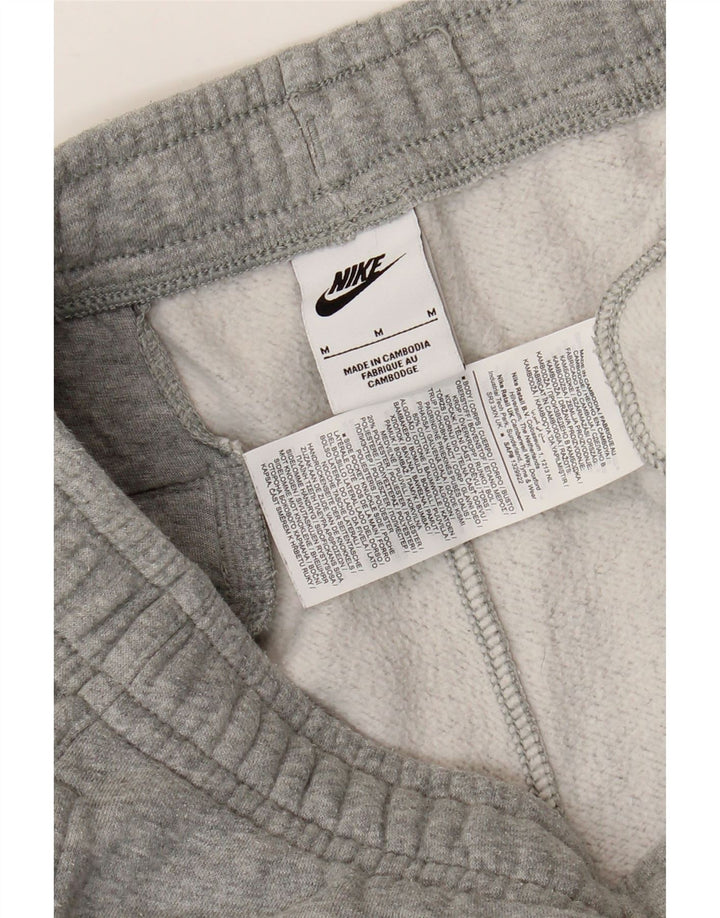 Męskie spodnie dresowe NIKE Joggery Średnioszare, bawełniane w cętki