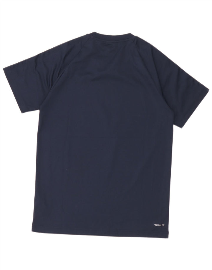 Adidas Męska koszulka Climalite Top, mała, granatowa, z poliestru