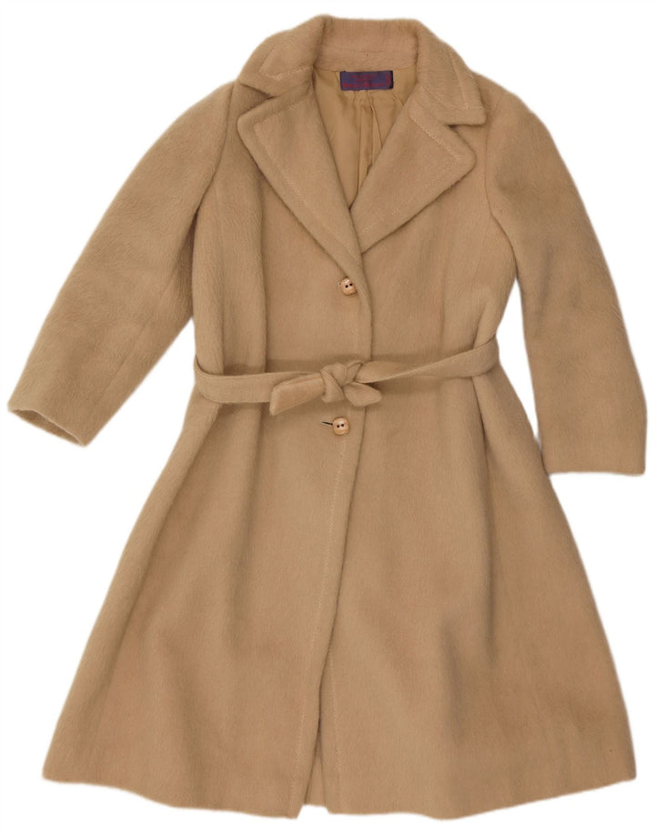 Płaszcz damski w stylu vintage IT 48 XL, beżowy