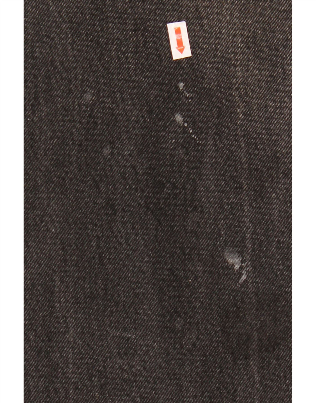 WRANGLER Męskie proste dżinsy Indiana W36 L28 Czarne bawełniane